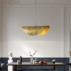 Lumisfera - Gold Lotus Leaf Chandelier