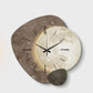 Modern Silent Wall Clock | Hanging Wall Decoration - Cream Wind Silent Wall Clock