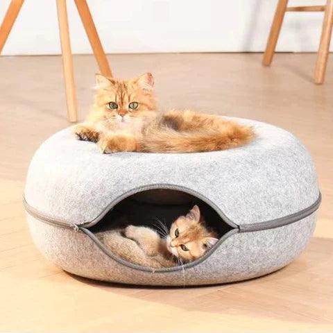 Kitty Haven - Plush Comfort Pet Bed for Cats