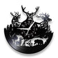 Vinyl Time - Vintage Wall Clock with LED Lighting