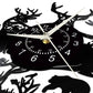 Vinyl Time - Vintage Wall Clock with LED Lighting