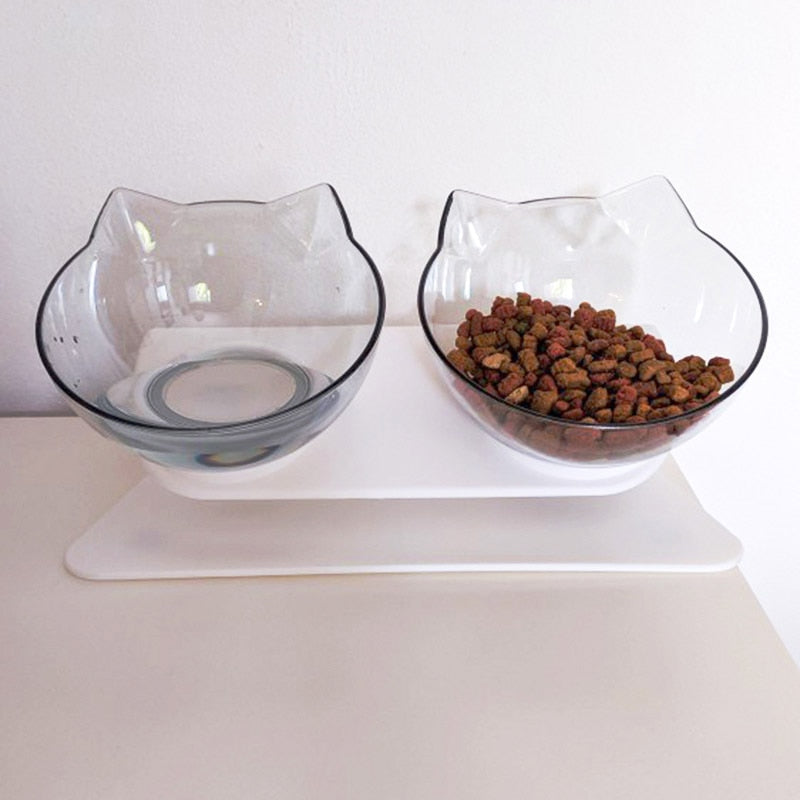 PurrfectFeed – Elevated Dual Cat Bowl