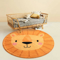 Cartoon Carpet – Fluffy Non-Slip Round Rug