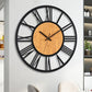 Nordic Time - Large 3D Wall Clock with Roman Numerals