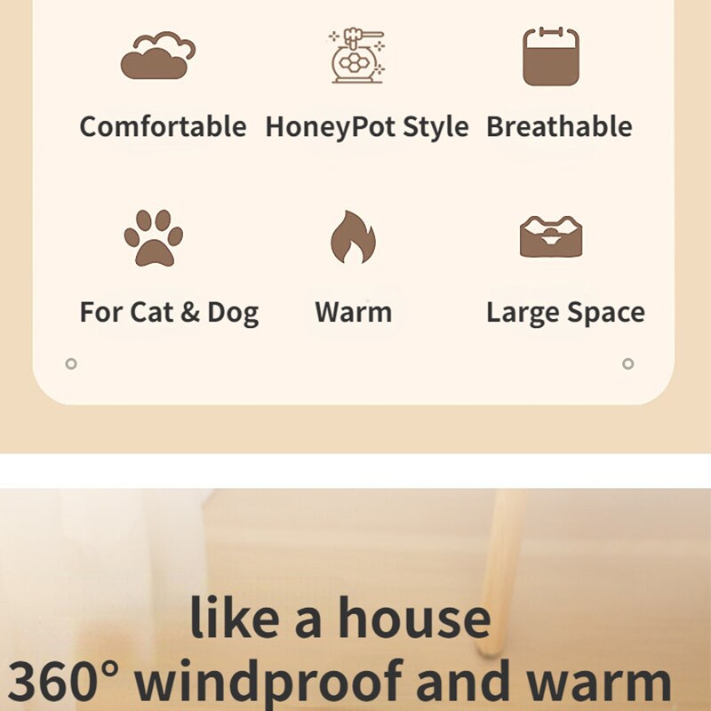 PurrNest - Honey Jar House for Cats