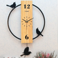 Avian Time - Elegant Birds Wall Clock