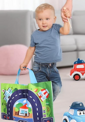 PlayMobi - Soft Cars Set with Playmat for Toddlers