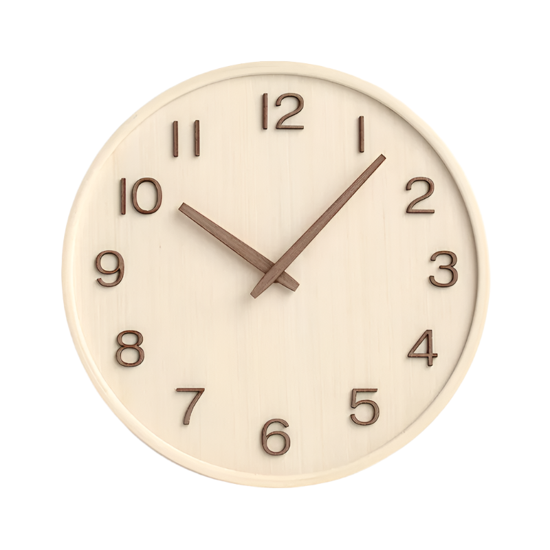 SereneTime - Japan Style Wooden Wall Clock