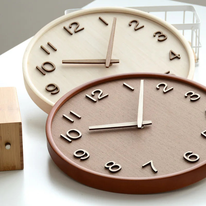 SereneTime - Japan Style Wooden Wall Clock