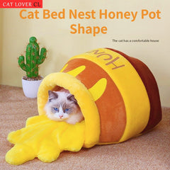 PurrNest - Honey Jar House for Cats