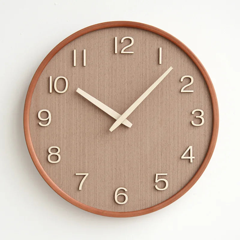 SereneTime - Japan Style Wooden Wall Clock