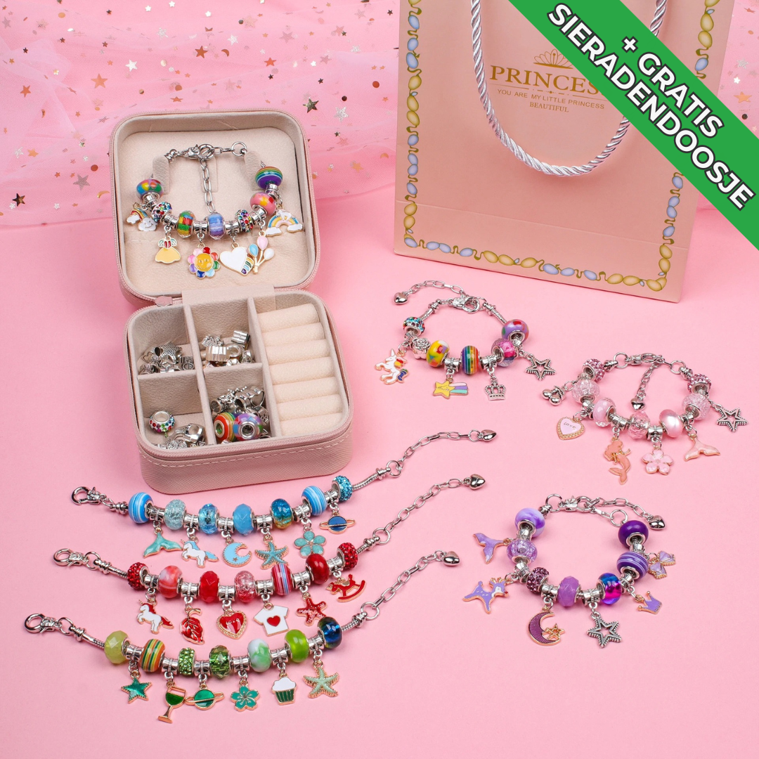 LuxeCharm – Elegant Jewelry Set with Necklace, Bracelet & Earrings