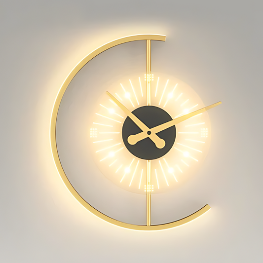 LumiClock - Modern LED Clock Wall Lamp