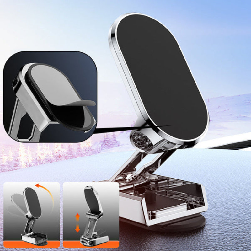 MagGrip – Foldable Magnetic Car Phone Holder
