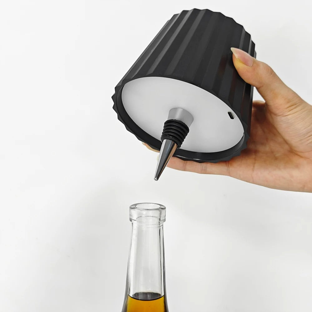 FlesLight - Wireless Illuminated Bottle Lamp for Cozy Ambiance