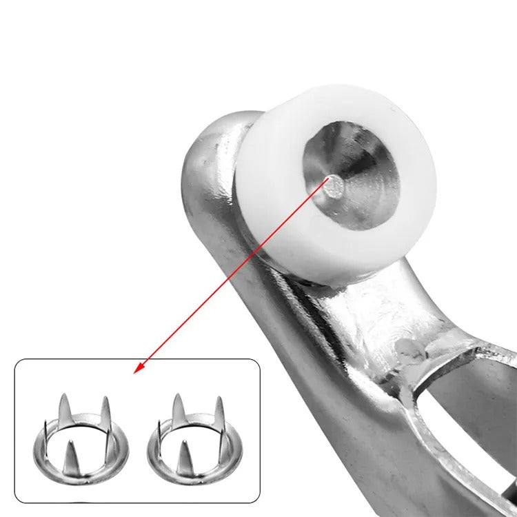 FastenPro – Automatic Buckle, Ring Hole & Button Installation Tool