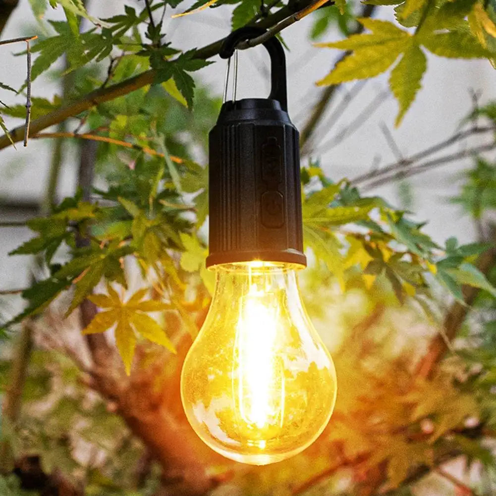 GlowCamp – Vintage LED Camping Bulb