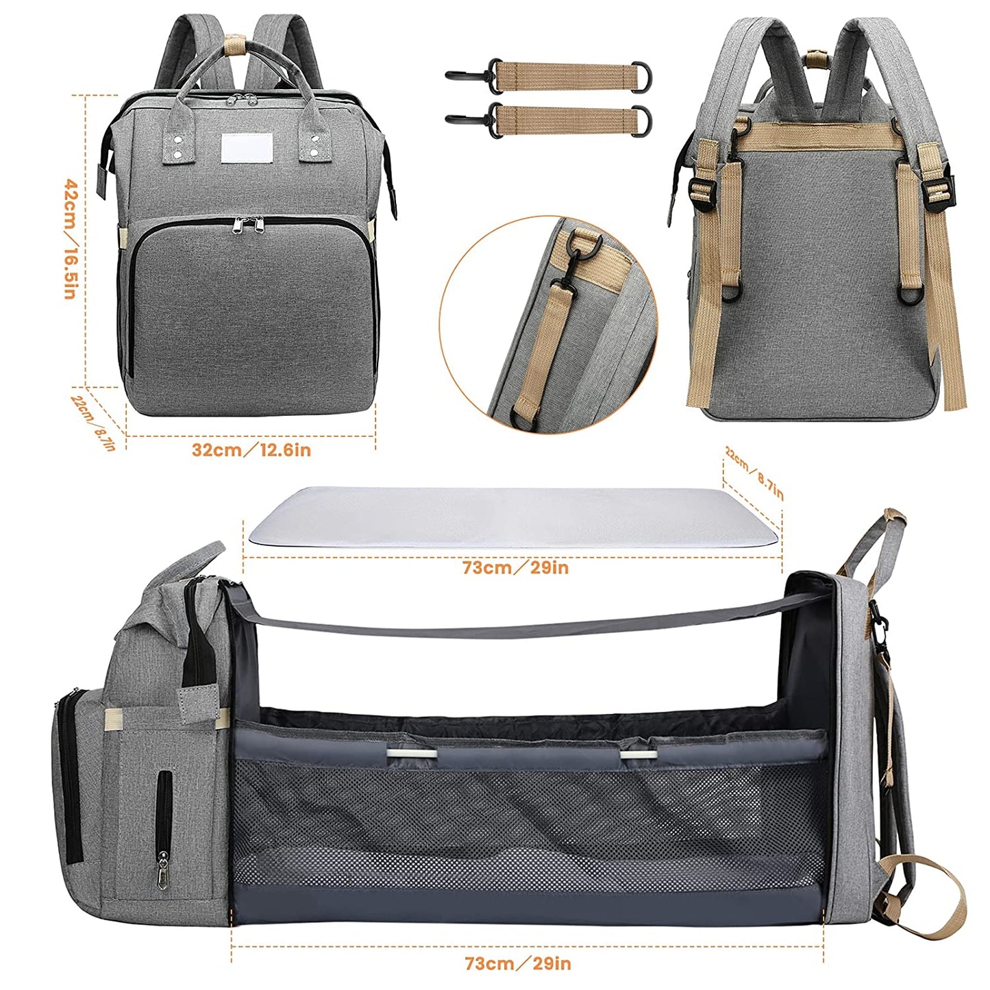 CarryNest – All-in-One Smart Nappy Bag