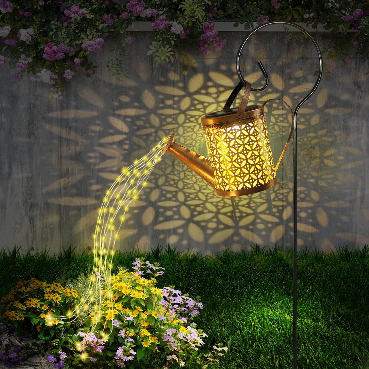 LumiCan - Solar-Powered Illuminating Watering Can with LED Lights