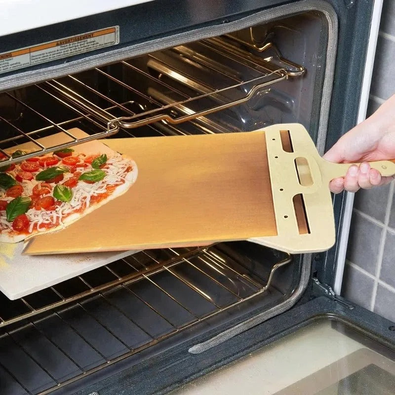 VeroSlide – Wooden Pizza Paddle for Easy Oven Transfer