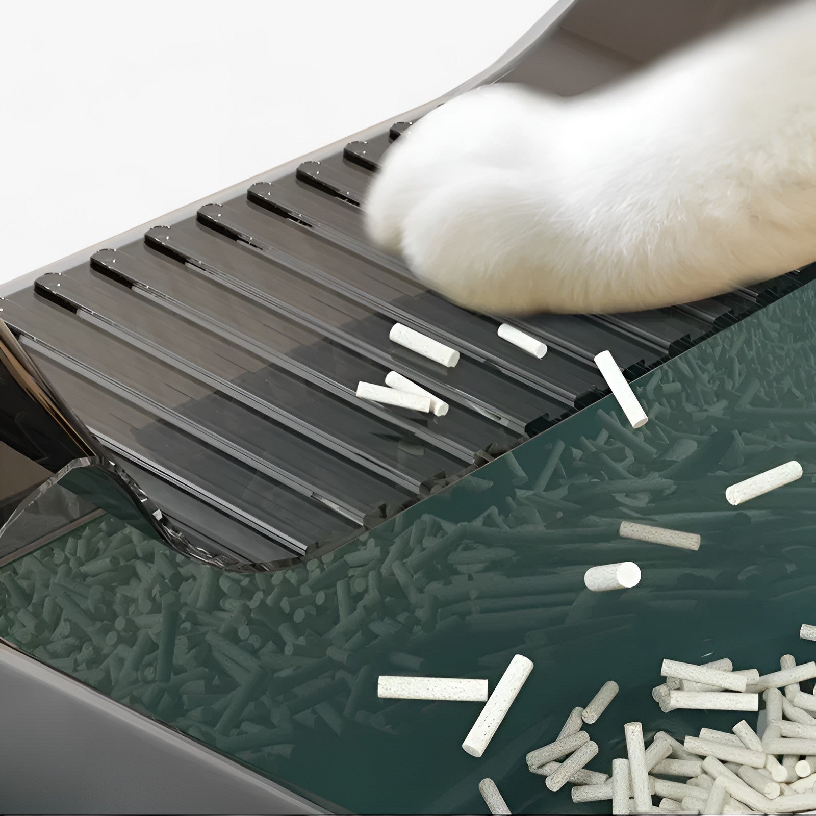 JASPER | Half-open litter box - Modern design for easy access and cleanliness