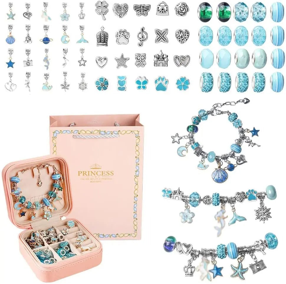 LuxeCharm – Elegant Jewelry Set with Necklace, Bracelet & Earrings