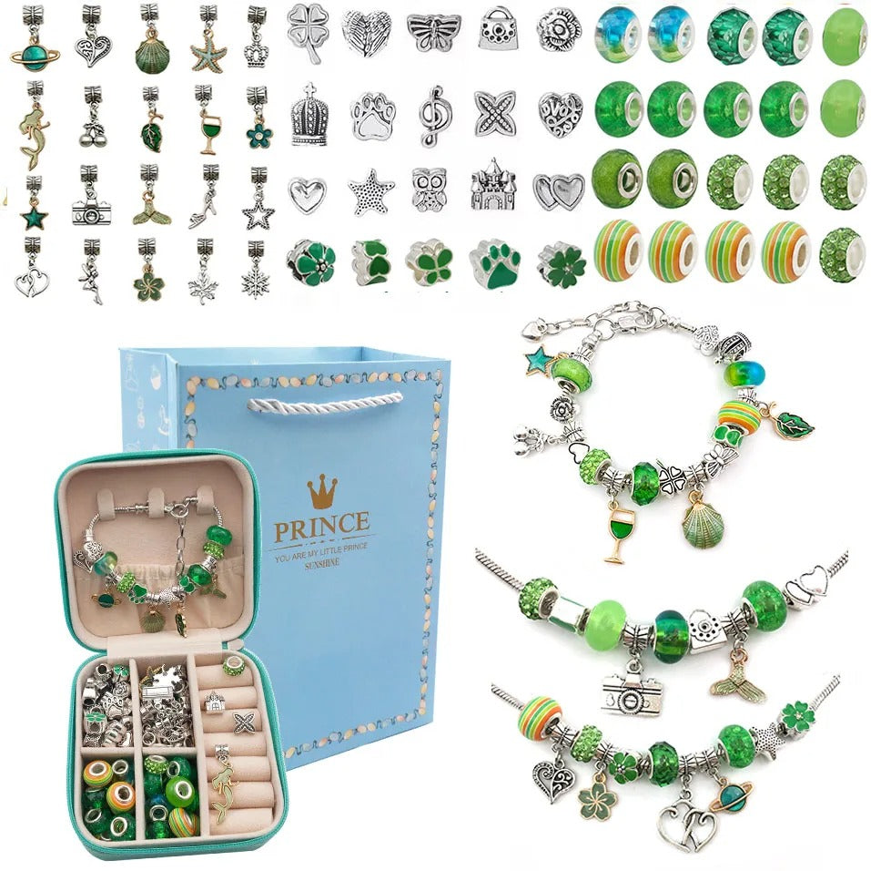 LuxeCharm – Elegant Jewelry Set with Necklace, Bracelet & Earrings