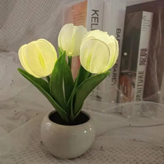 FloraLight - Tulip Shaped LED Lamp with USB Charging