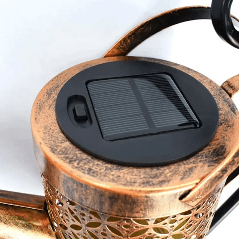 LumiCan - Solar-Powered Illuminating Watering Can with LED Lights